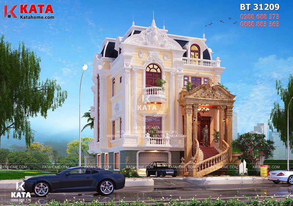 Mẫu biệt thự cổ điển đẹp năm 2019 tại Sg- hotline 098 2222 398